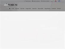 Tablet Screenshot of bilforum-herning.dk